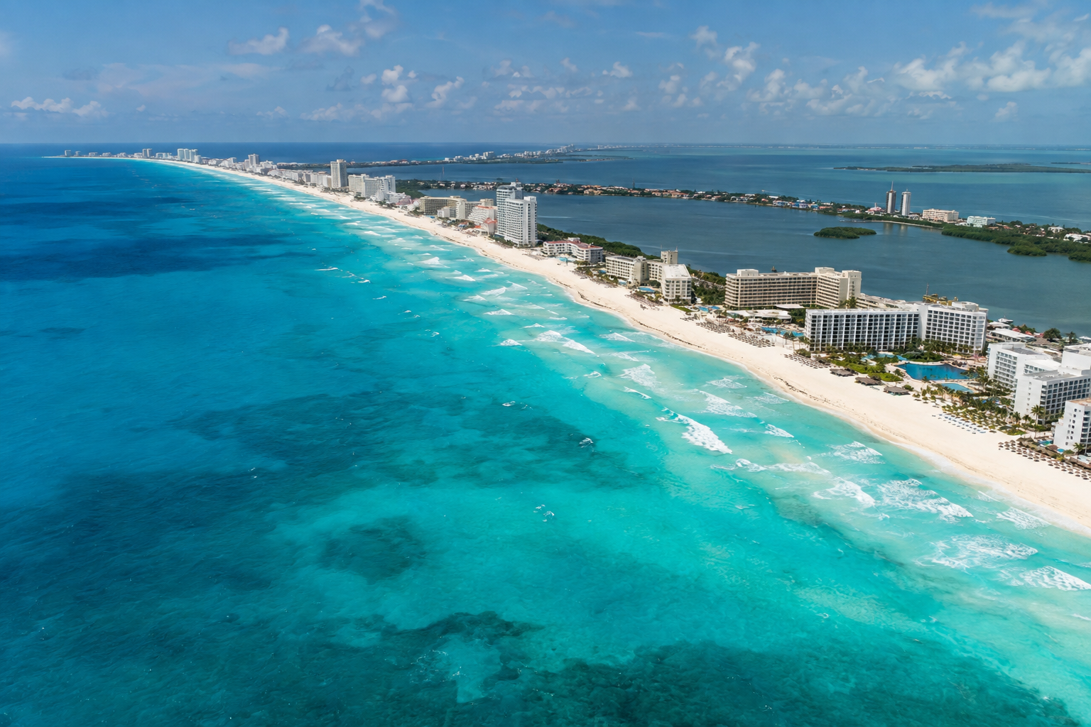 Vista de Cancún
