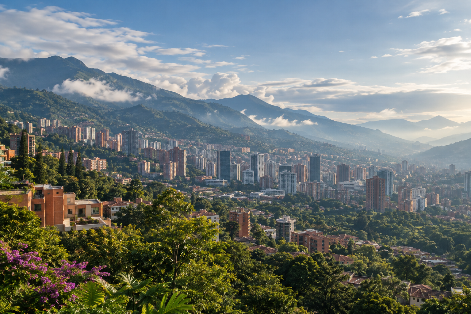 Vista de Medellín